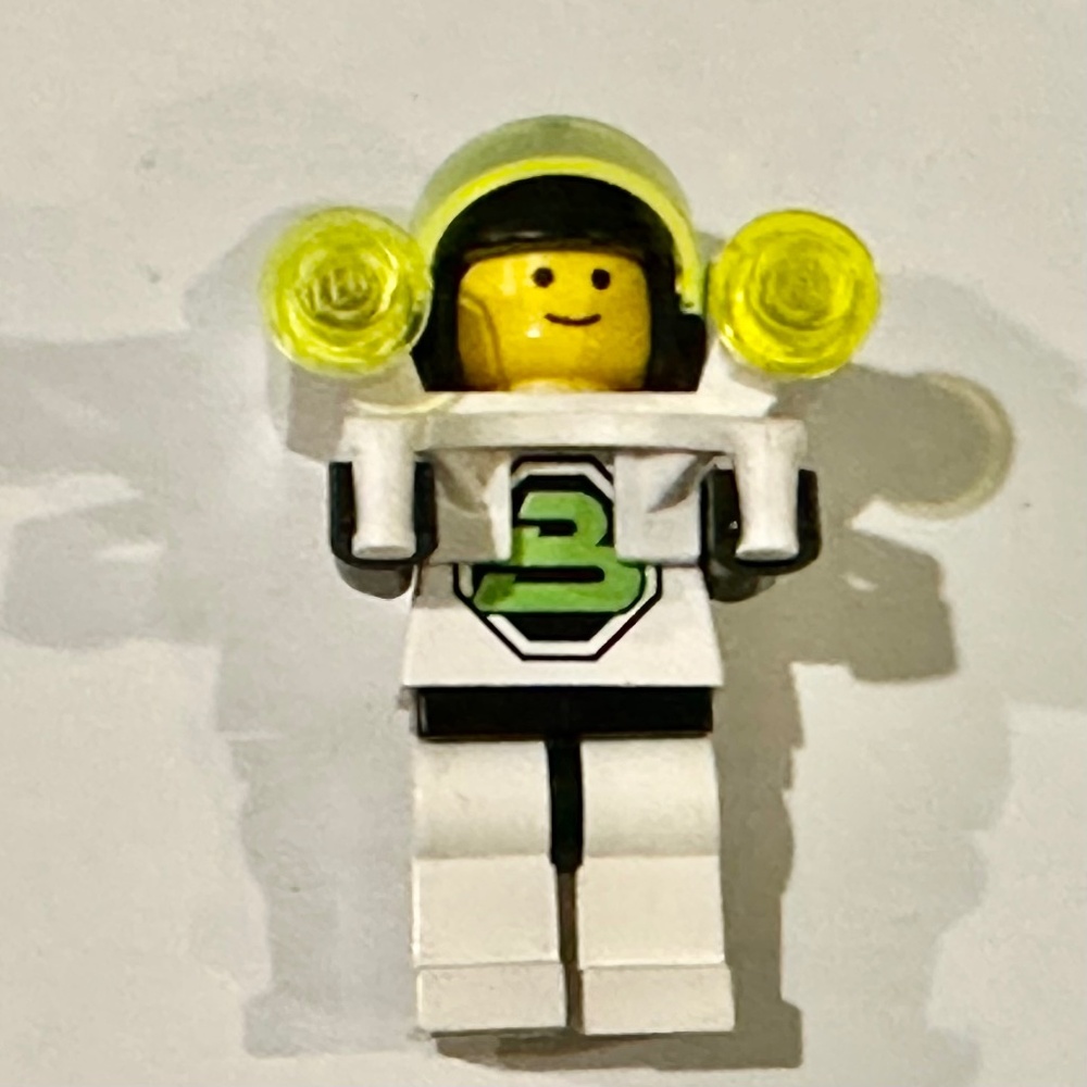 LEGO🚀🧑‍🚀 Blacktron 2 Spaceman Minifigure w/ Jet Pack (sp051 or sp055)